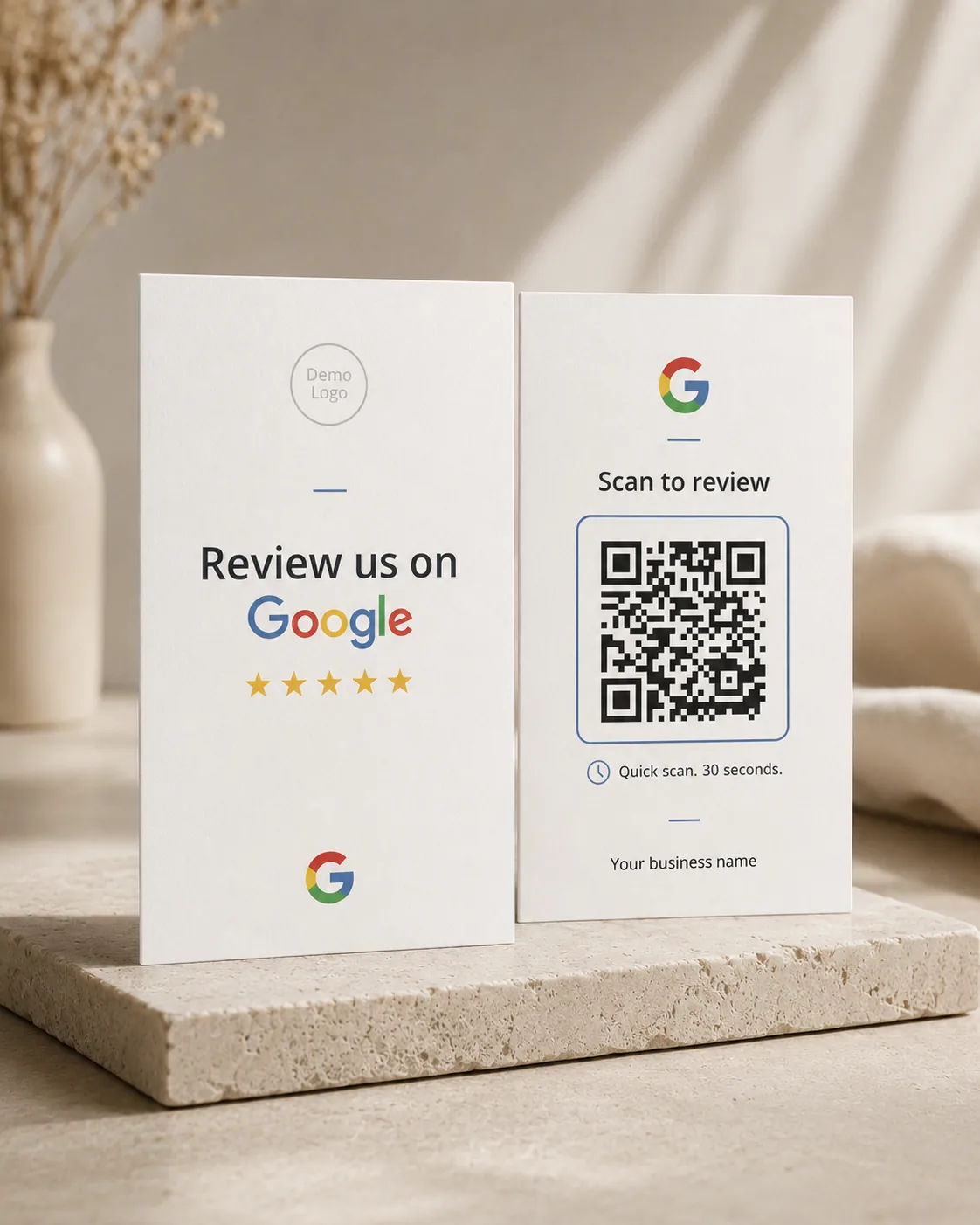Google Review Business Cards