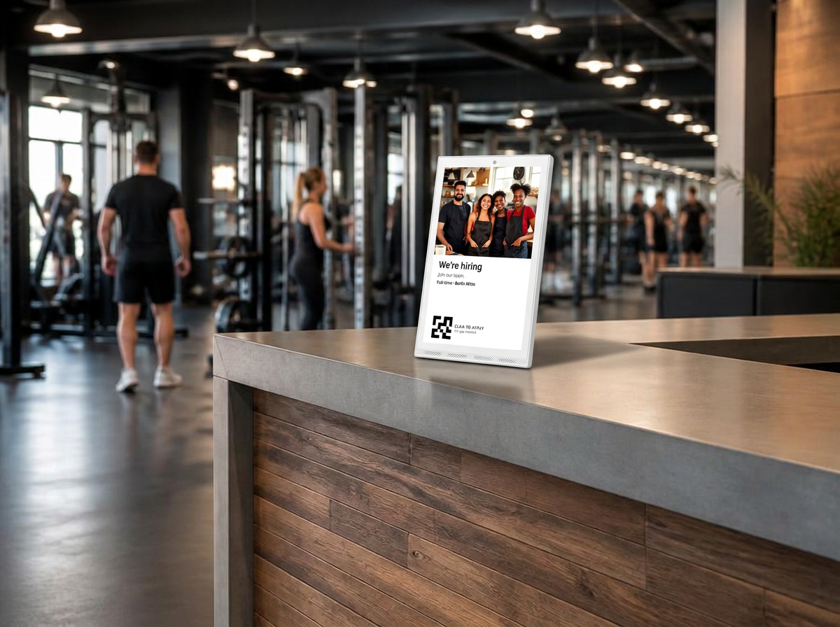 Wunderscan Display im Einsatz: Gyms