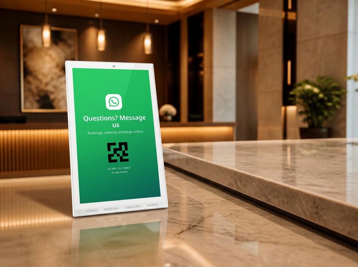 Wunderscan Display im Einsatz: Hotel