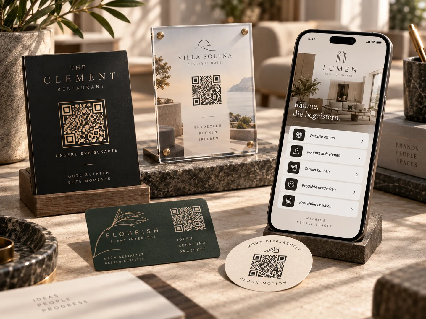 Individuelle QR-Code-Produkte und digitale Anwendungen für Unternehmen