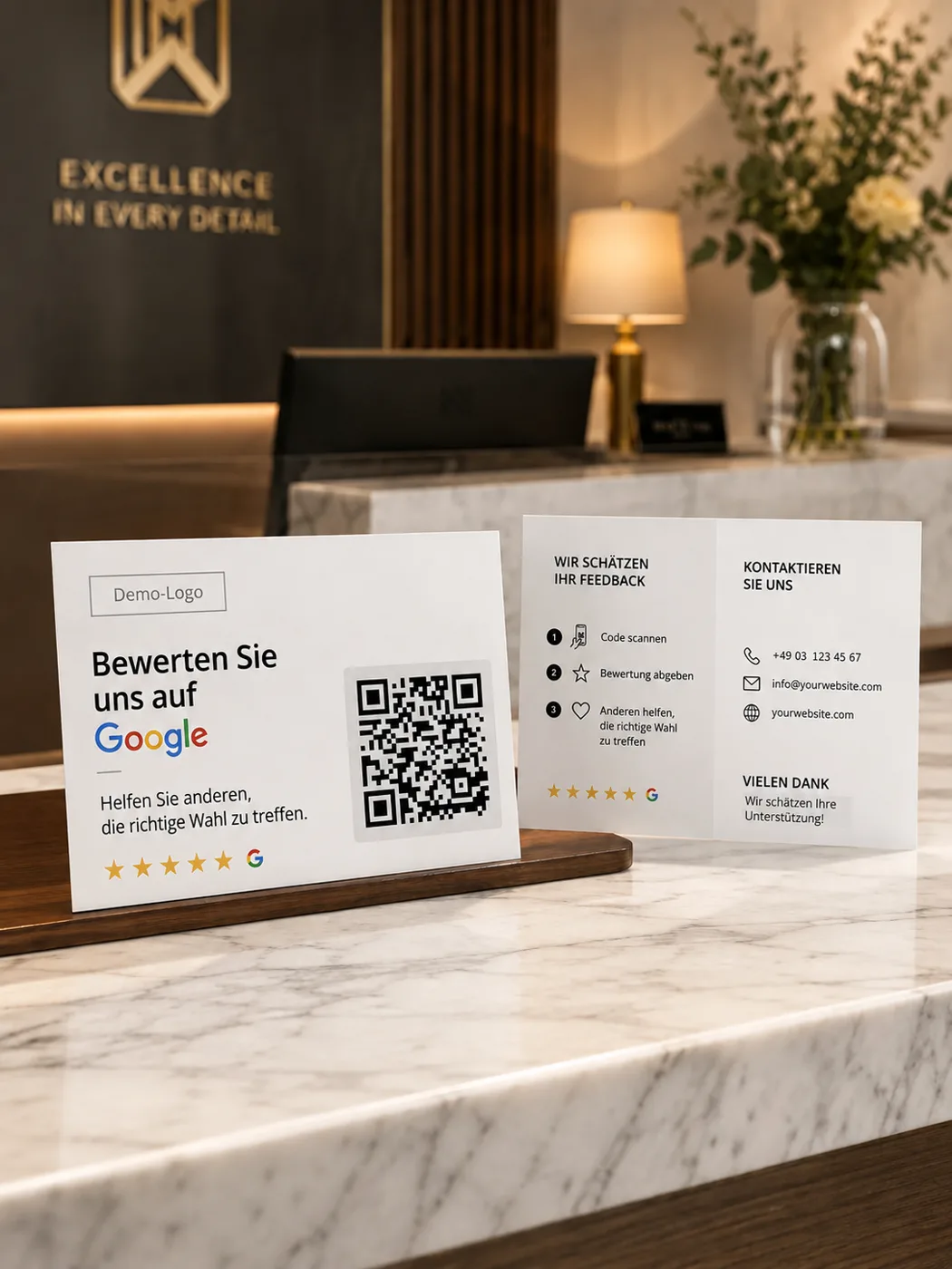 Google Bewertungsflyer