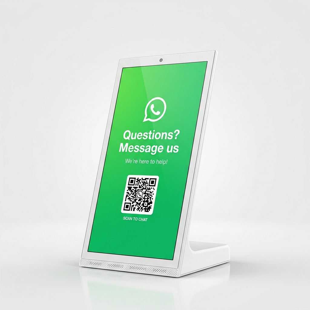 Wunderscan Digital Display standing on a clean surface
