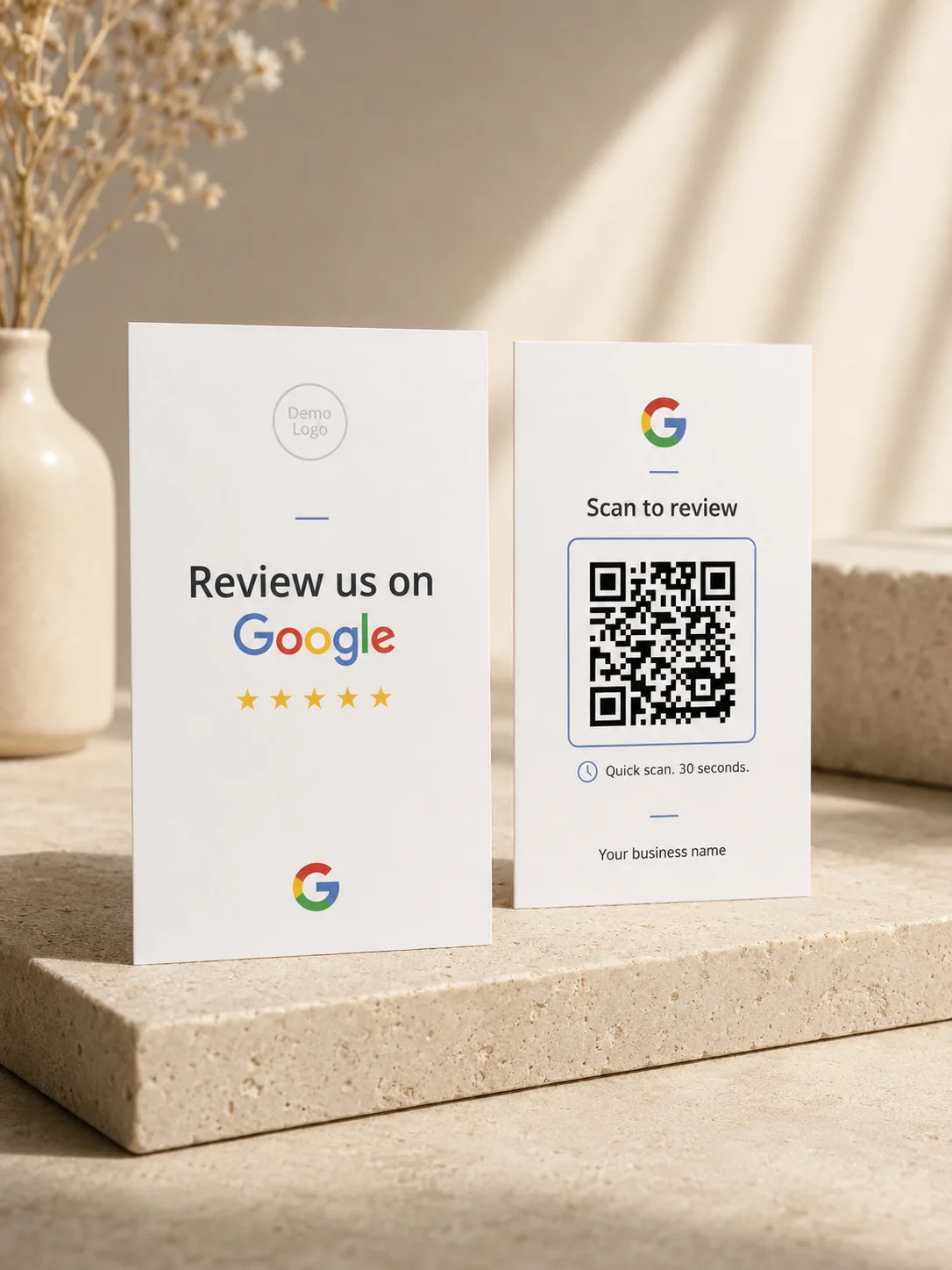 Google Review Flyers — Clean