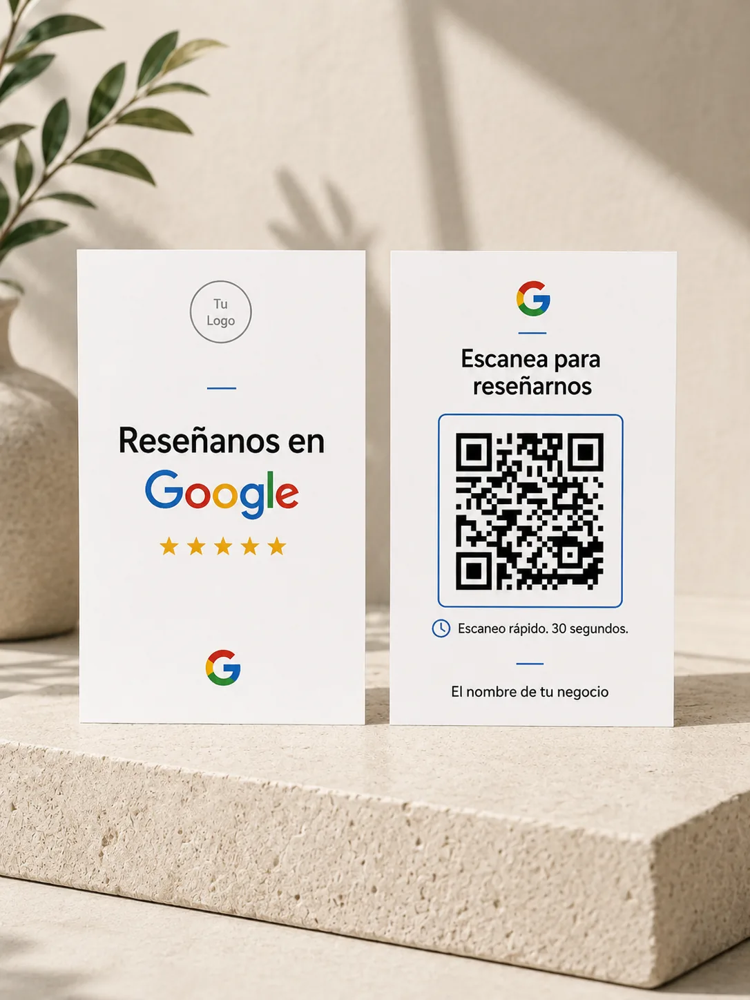 Google Review Flyers — Clean
