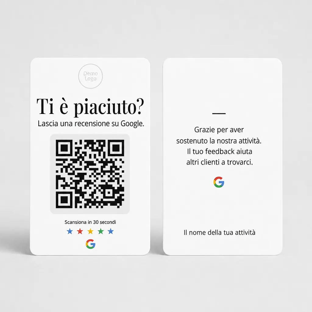 Fronte e retro in un colpo d'occhio