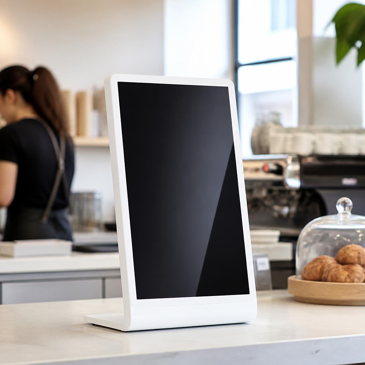 Wunderscan Digital Display in a café