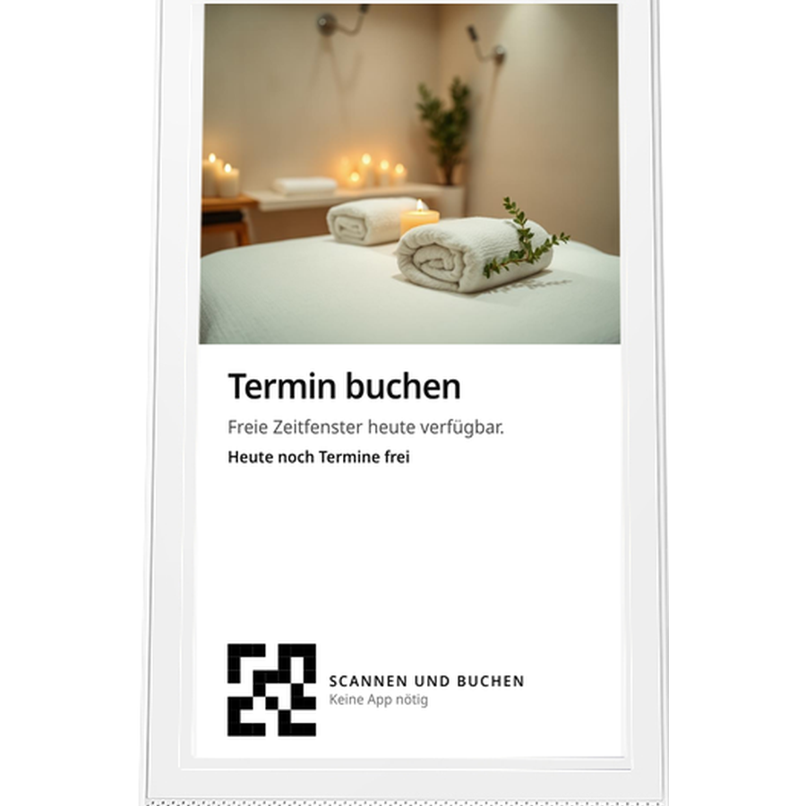 Wunderscan Display with an appointment Action